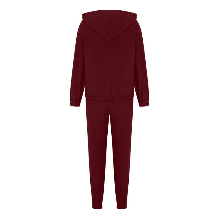 Zip Up Long Sleeve Hoodie and Joggers Set