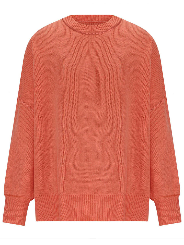 Round Neck Long Sleeve Sweater