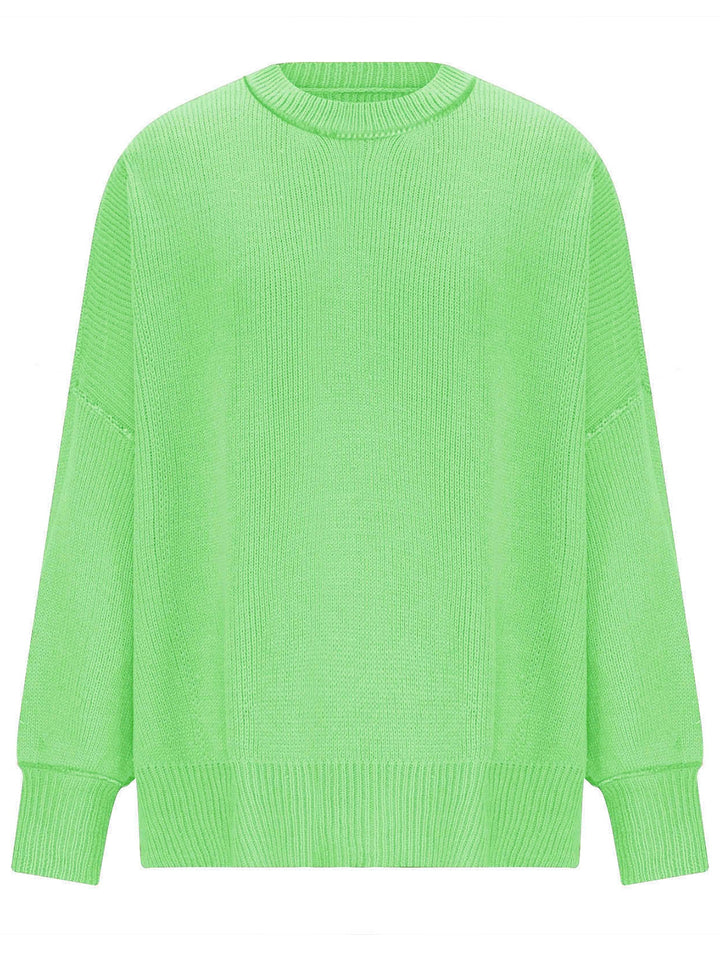 Round Neck Long Sleeve Sweater