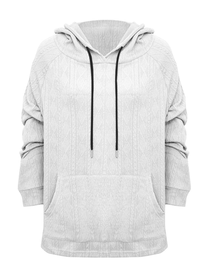 Full Size Drawstring Long Sleeve Hoodie