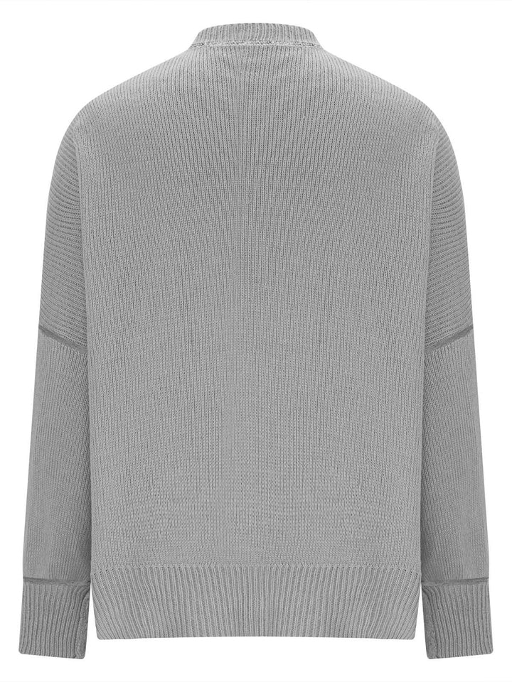 Round Neck Long Sleeve Sweater